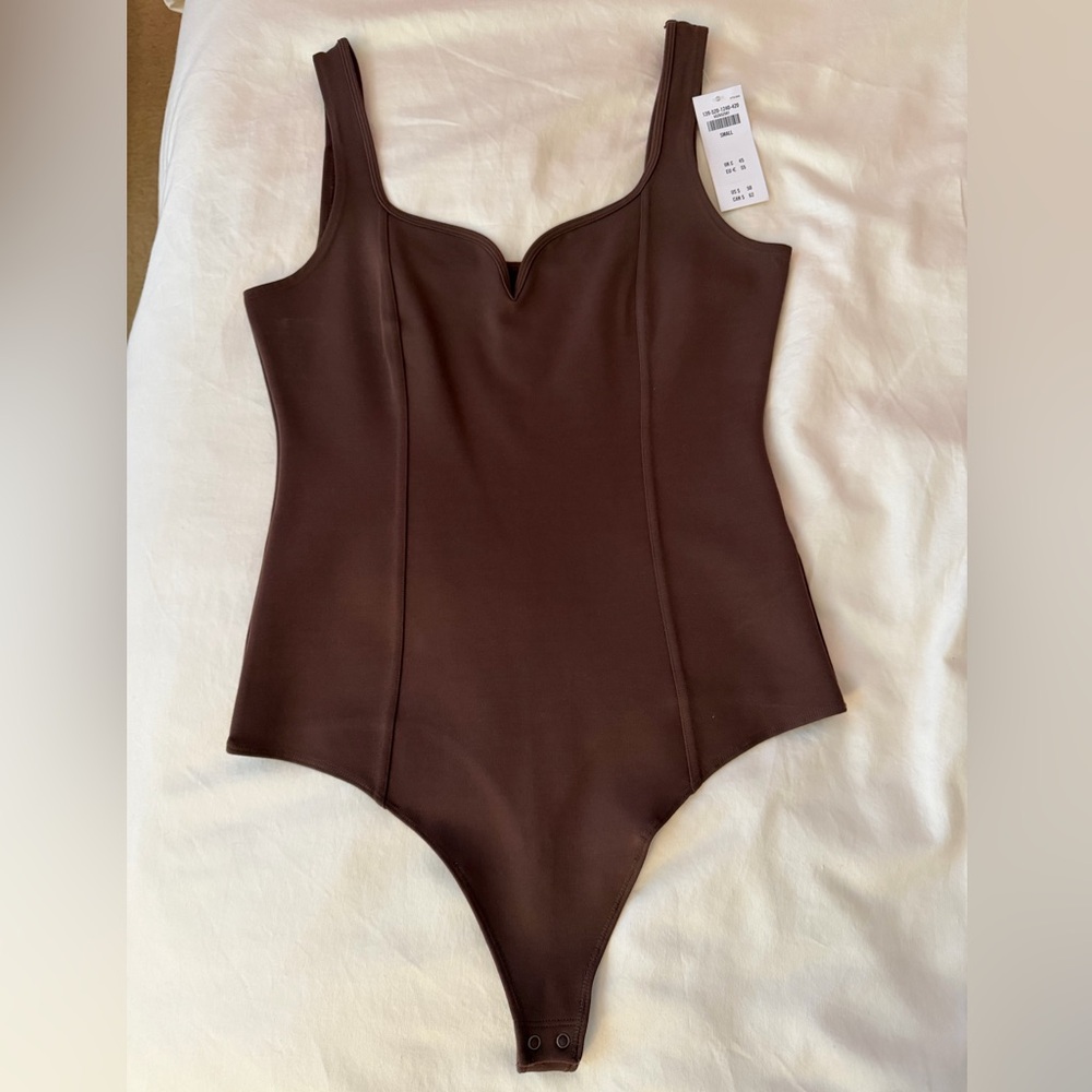 NWT Abercrombie & Fitch Chocolate Brown Bodysuit